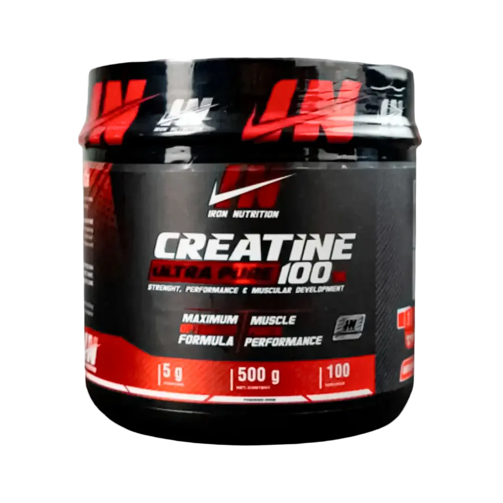 Creatina Monohidratada Iron Nutrition. 500 g