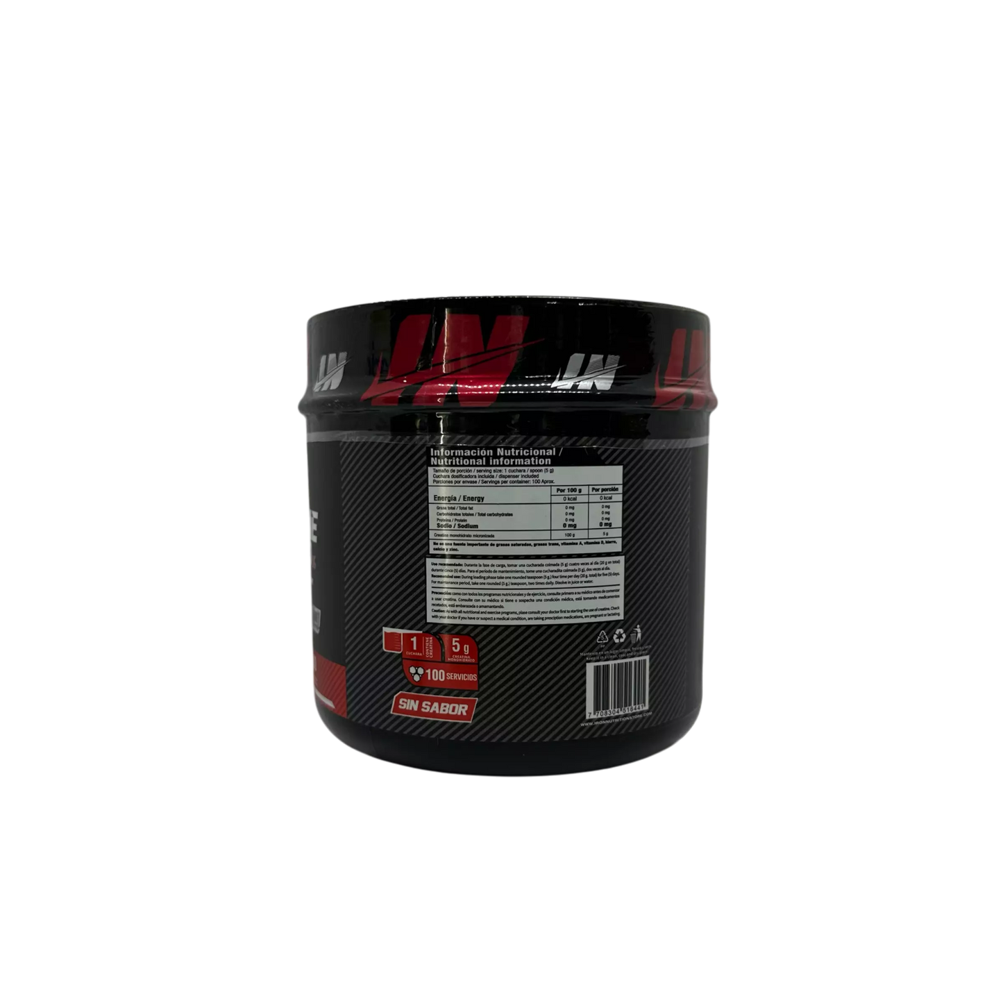 CREATINA MONOHIDRATADA ULTRA PURA (IRON NUTRITION) 500 g
