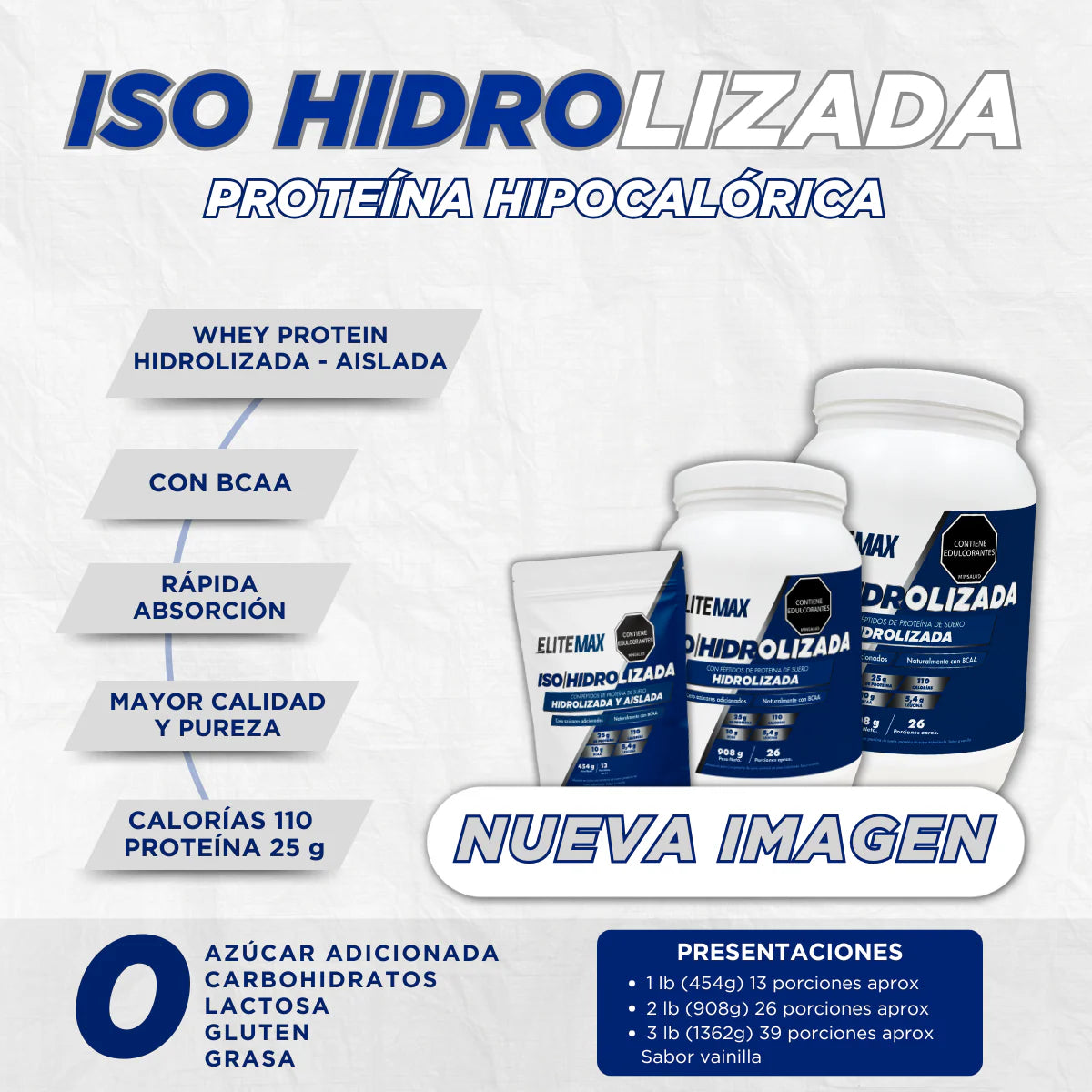 PROTEINA ISO HIDROLIZADA ELITEMAX 3 lb